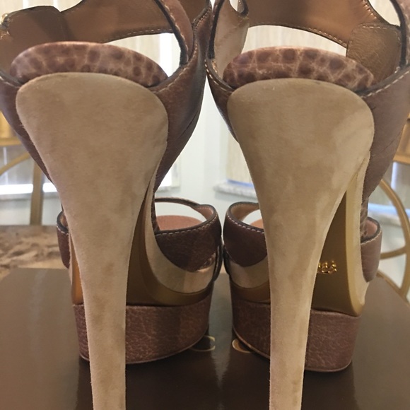 GUCCI Iman Platform Heels * Retail $1275 * 39.5 = US 8.5-9 - Picture 6 of 16